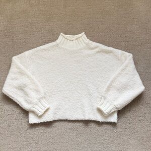 AE Boucle Mock Neck Sweater